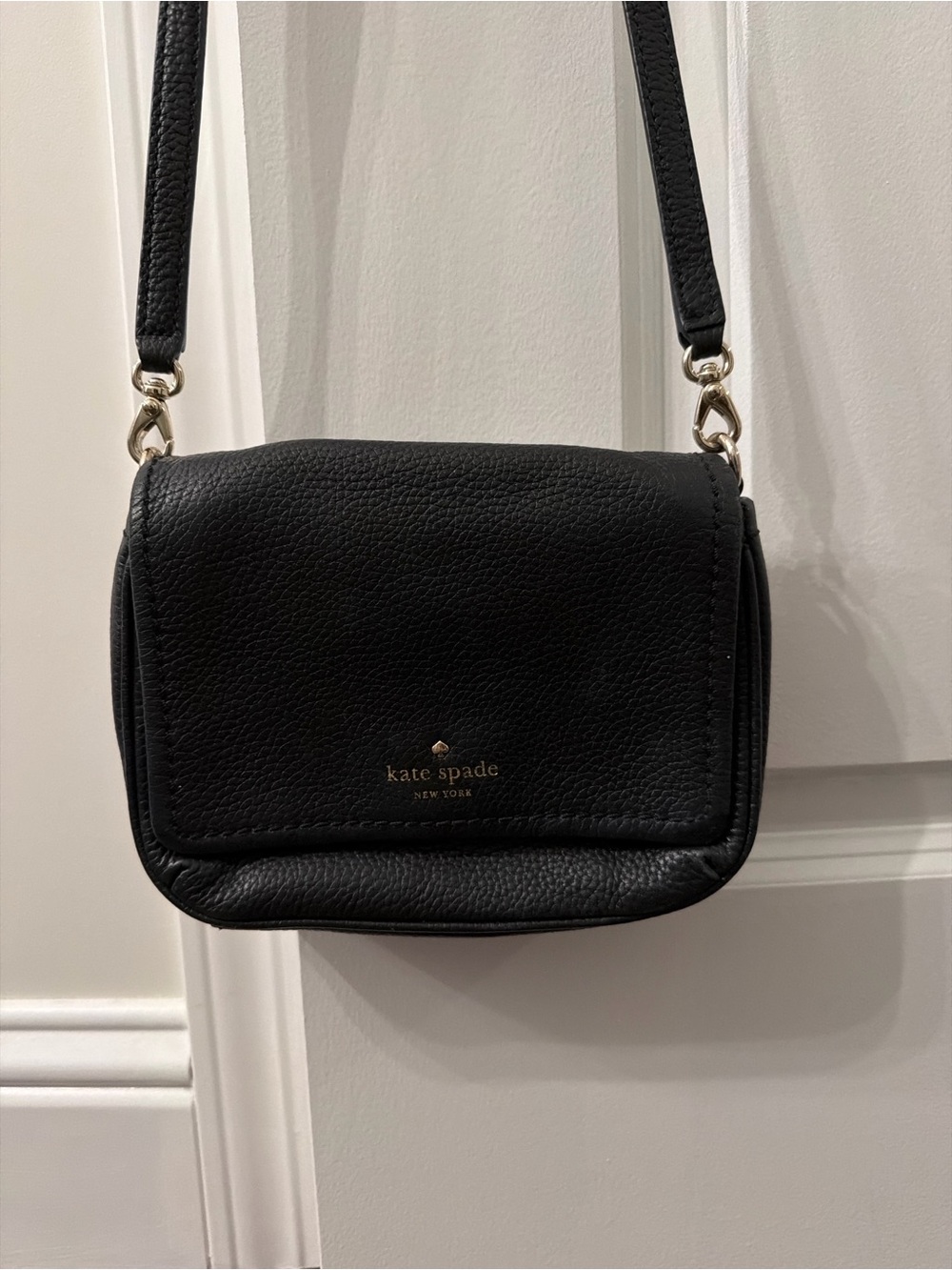 kate spade Black Leather Crossbody